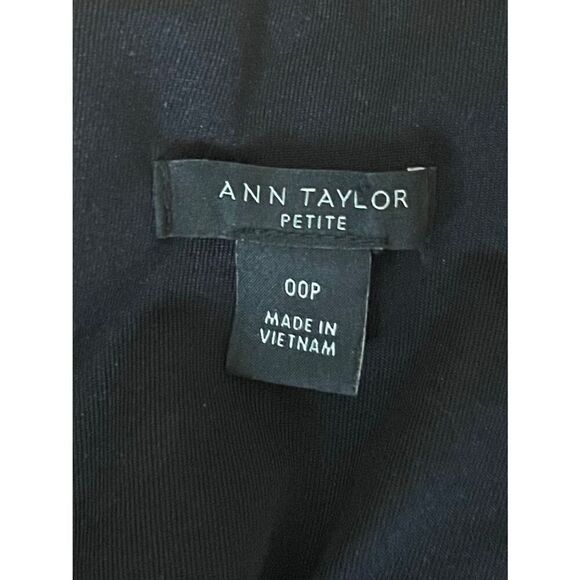 ANN TAYLOR FAUX SUEDE WRAP MIDI DRESS - Picture 4 of 5